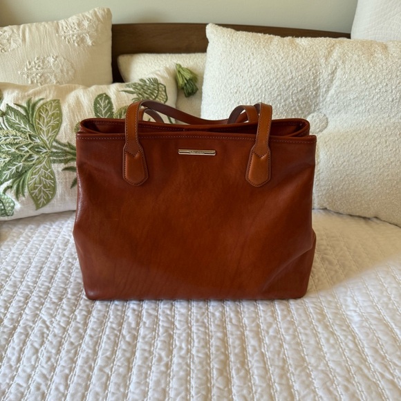 Brahmin Handbags - Brahmin Tan Genuine Leather Bag